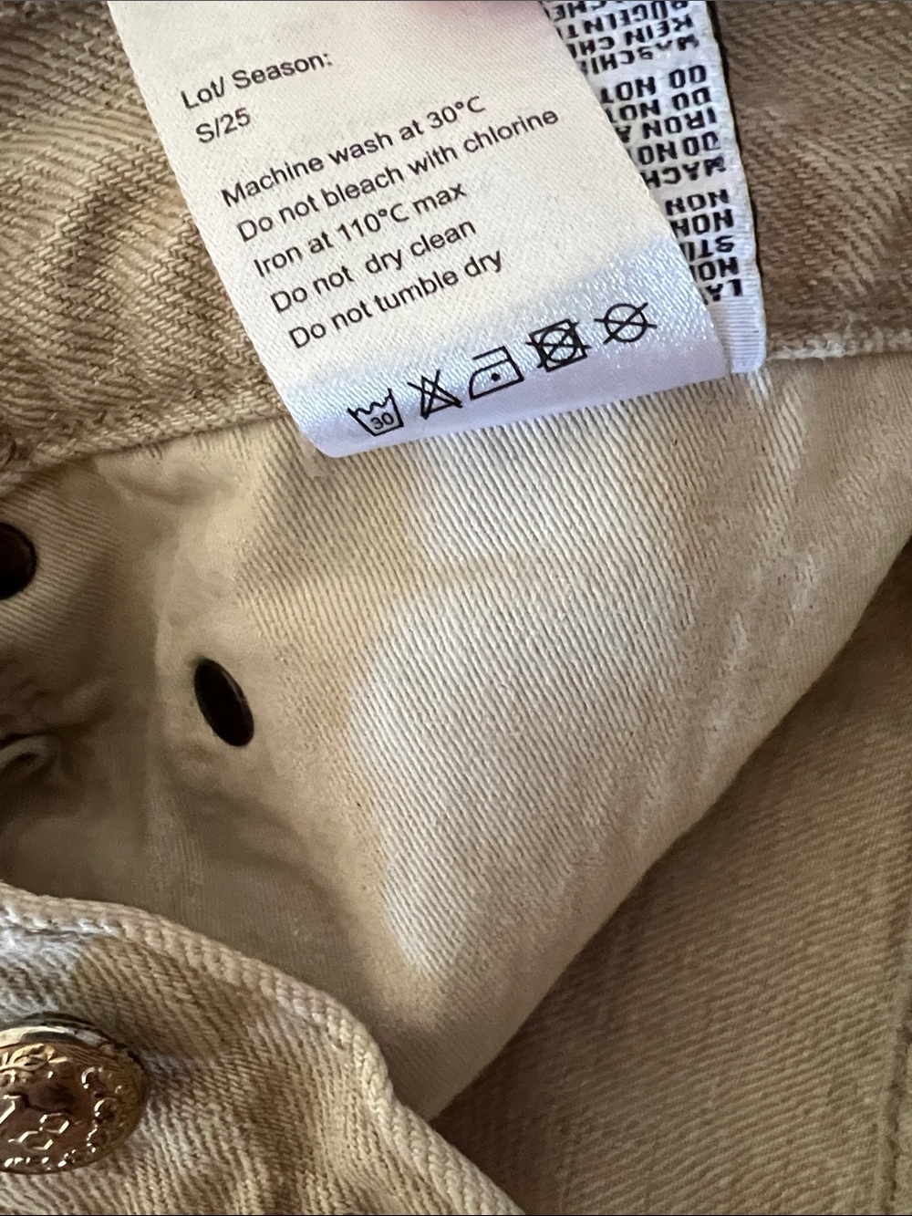R13 Boyfriend Jeans - Harlyn Khaki Casual Japanese Denim size 31 - Picture 6 of 12